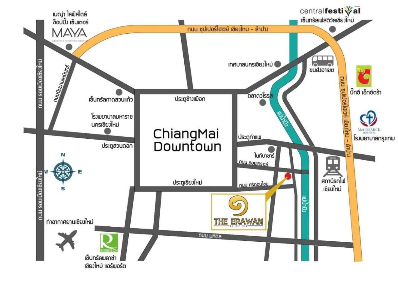 Chiang Mai Night Market Super Large Luxurious 3-Bedroom Hotel-Style Condo Luaran gambar